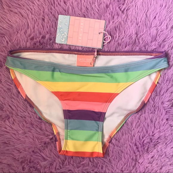 rainbow bikini bottoms